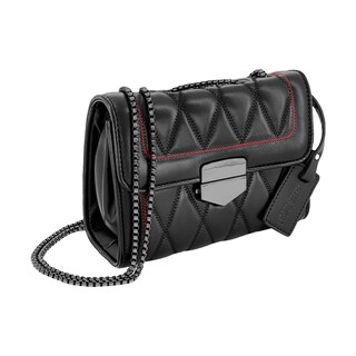 Foto 2 | Bolsa Andrea Negra Elegante con Correa Metálica Diseño Práctico y Lujoso