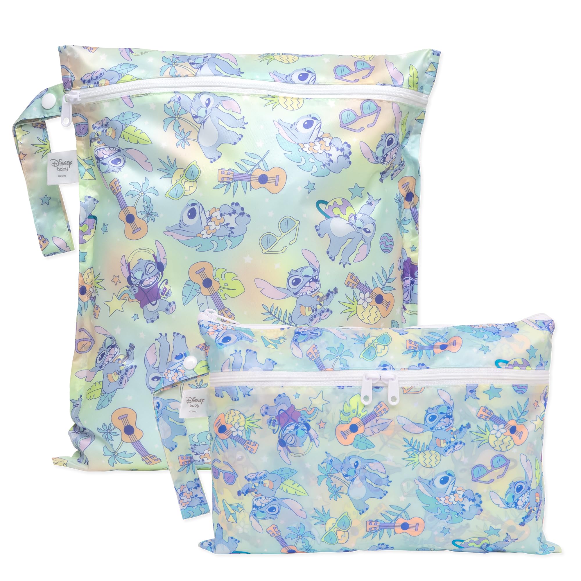 Foto 2 pulgar | Bolsos de Mano Wet Bag y Wet Dry Bumkins Disney Stitch 2 Piezas - Venta Internacional