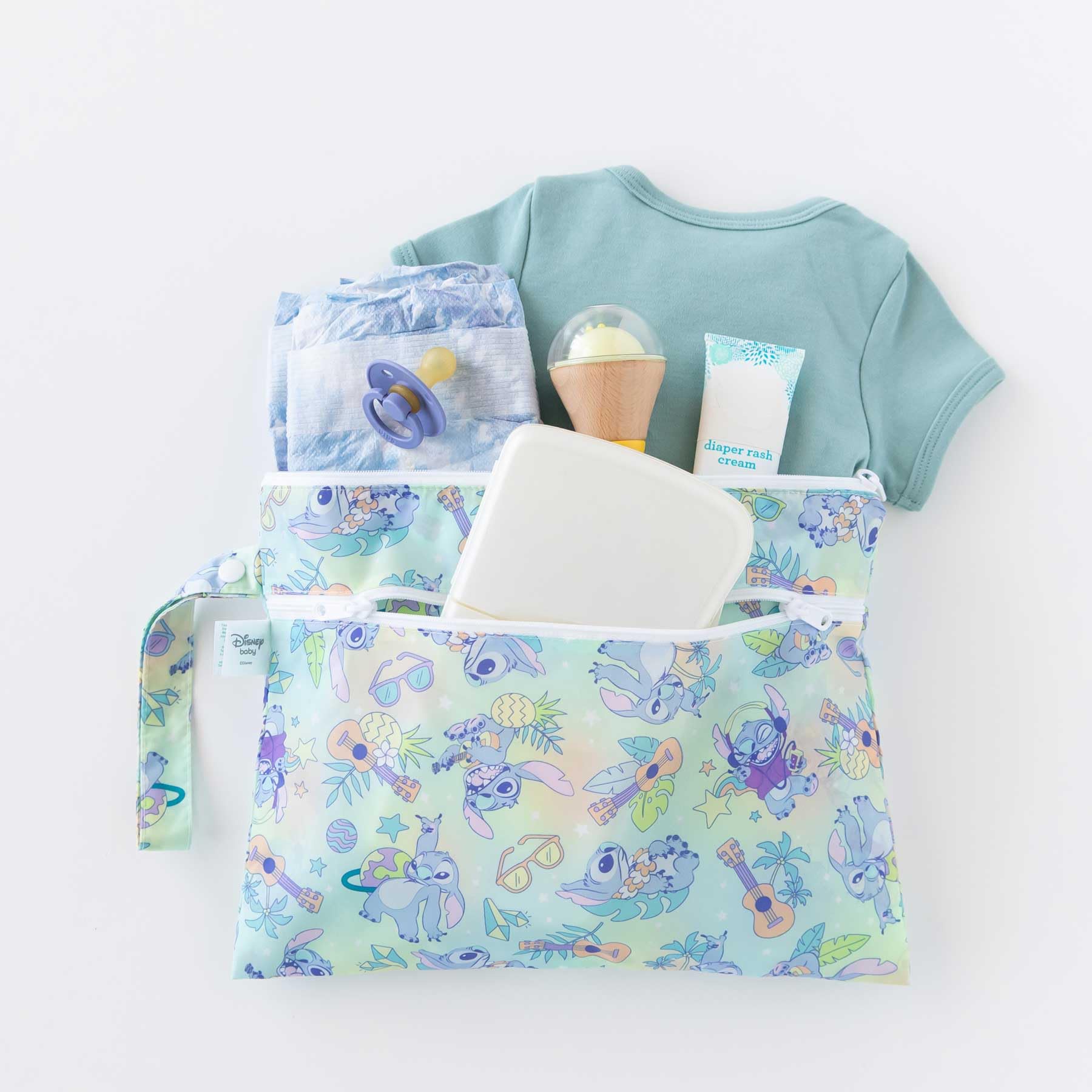 Foto 4 pulgar | Bolsos de Mano Wet Bag y Wet Dry Bumkins Disney Stitch 2 Piezas - Venta Internacional