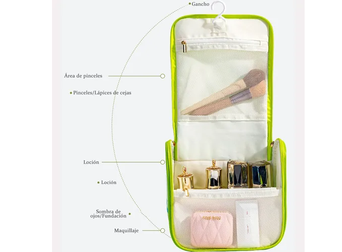 Foto 5 pulgar | Xtellar Neceser De Viaje Cosmetiquera Elegante Y Multifuncional Premium
