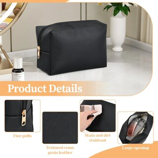 Foto 4 | Xtellar Neceser De Viaje Premium Para Cosméticos, Estilizado Y Duradero, Color Negro
