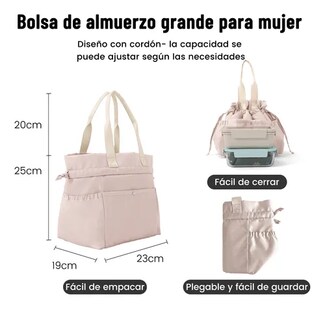 Foto 2 | Bolsa Xtellar De Almuerzo Mujer 10l De Gran Capacidad Para Niños