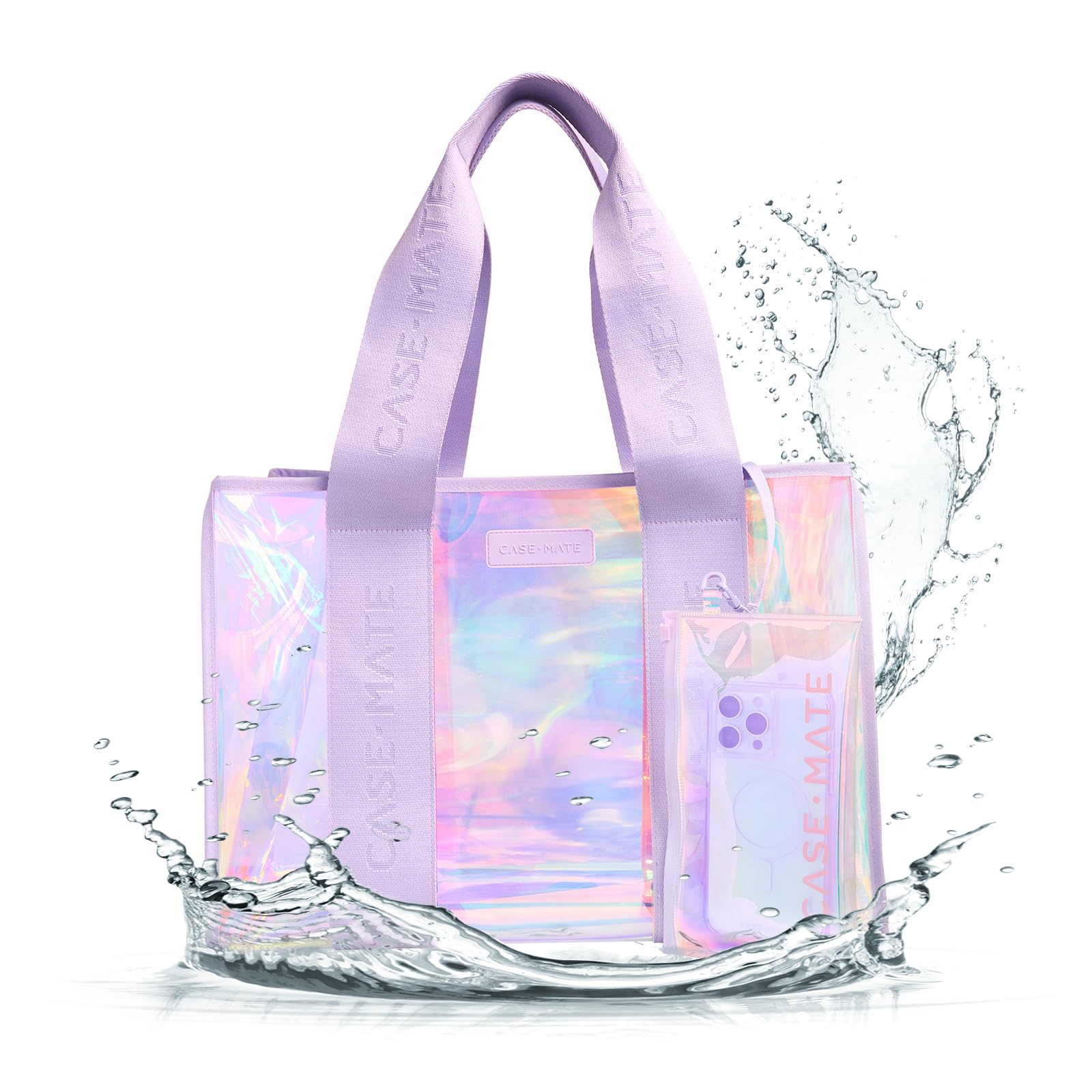 Foto 1 | Bolsa De Mano Case-mate, Burbuja De Jabón Grande, Iridiscente, Impermeable - Venta Internacional.