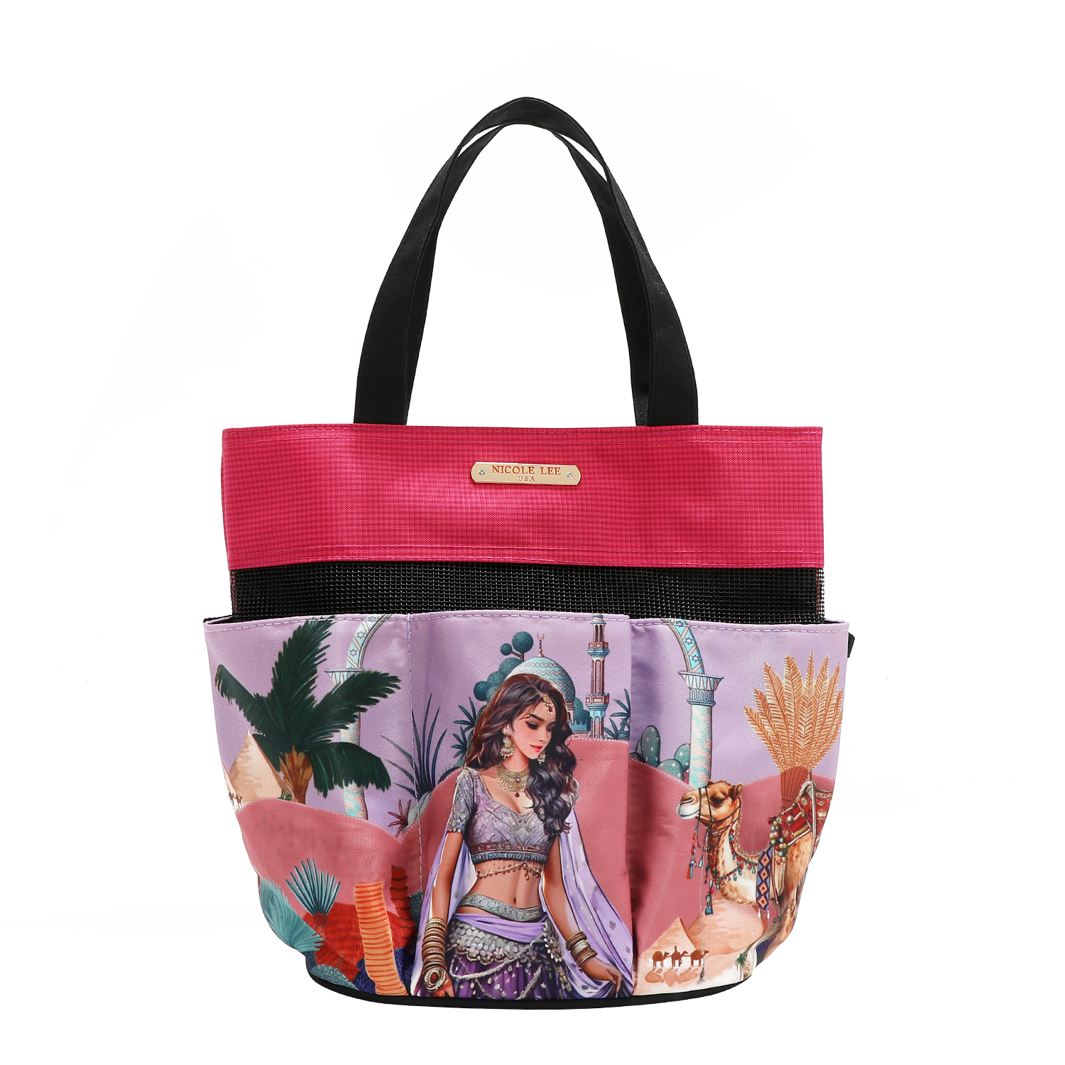 Foto 2 pulgar | Bolsa Organizadora Nicole Lee Nailon Queen Cleopatra