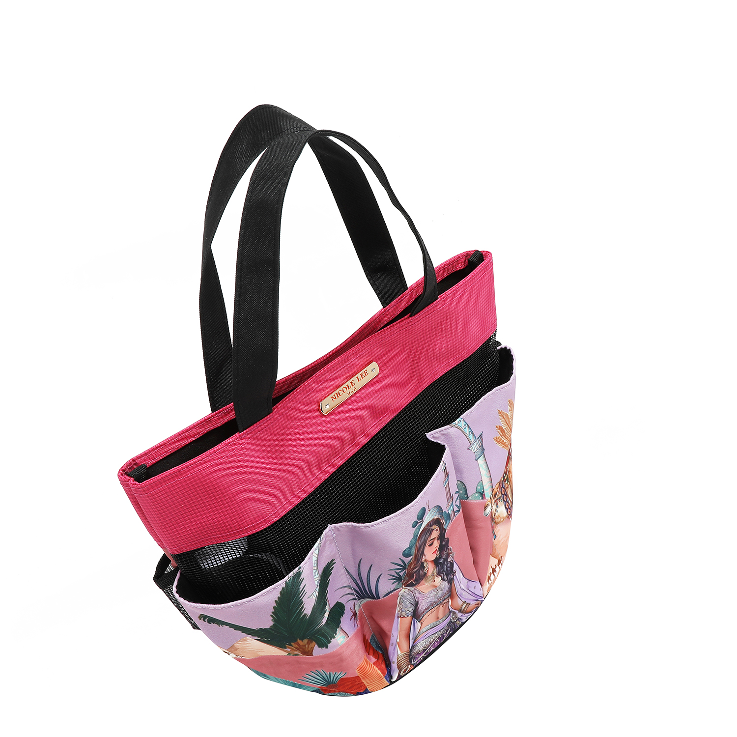 Foto 4 pulgar | Bolsa Organizadora Nicole Lee Nailon Queen Cleopatra