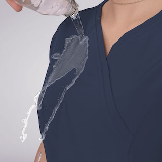 Foto 4 | Uniforme Médico Quirúrgico Dama Antifluido Azul Marino Sea Brazil