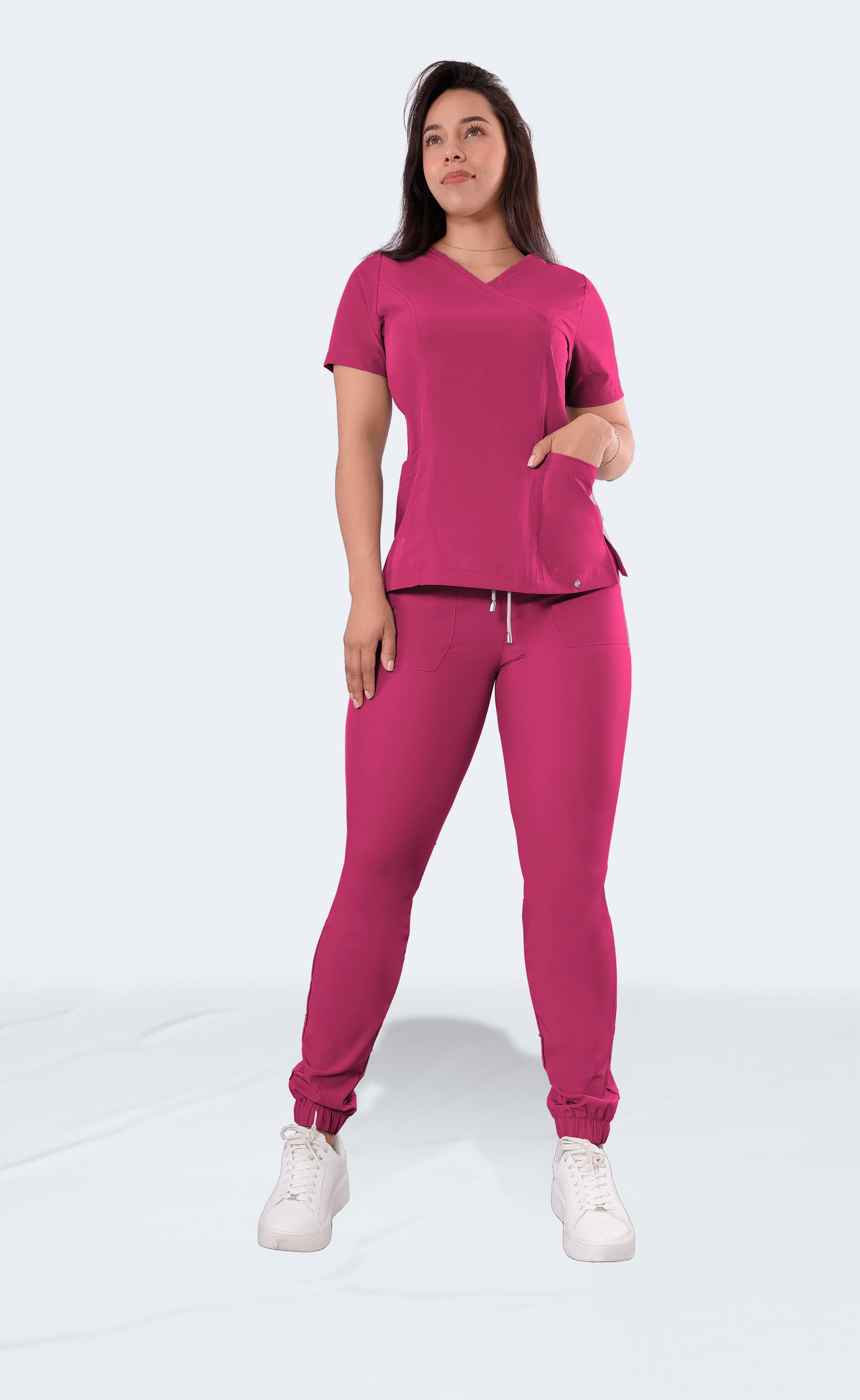 Foto 6 | Uniforme Médico Quirúrgico Dama Antifluido Fiusha Sea Brazil