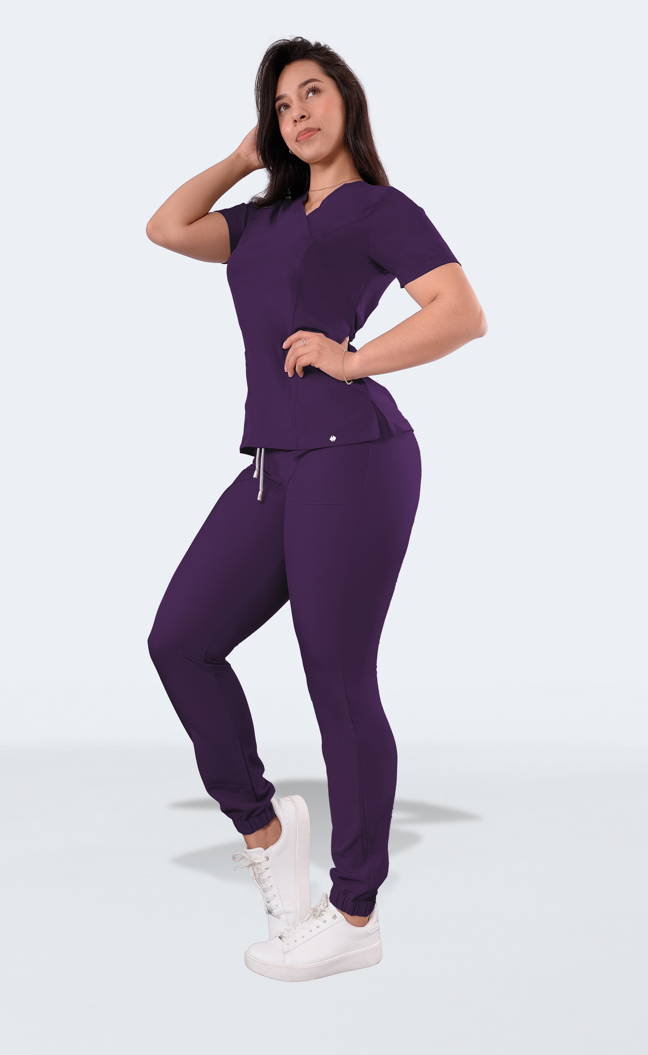 Foto 6 pulgar | Uniforme Médico Quirúrgico Sea Brazil Antifluido Morado para Dama