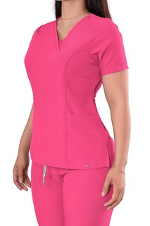 Foto 3 | Uniforme Médico Quirúrgico Sea Brazil Antifluido Rosa para Mujer