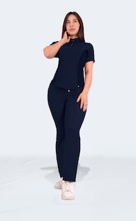 Foto 3 | Uniforme Quirúrgico Dama 3pz Sea Brazil Tela Premium Azul Marino