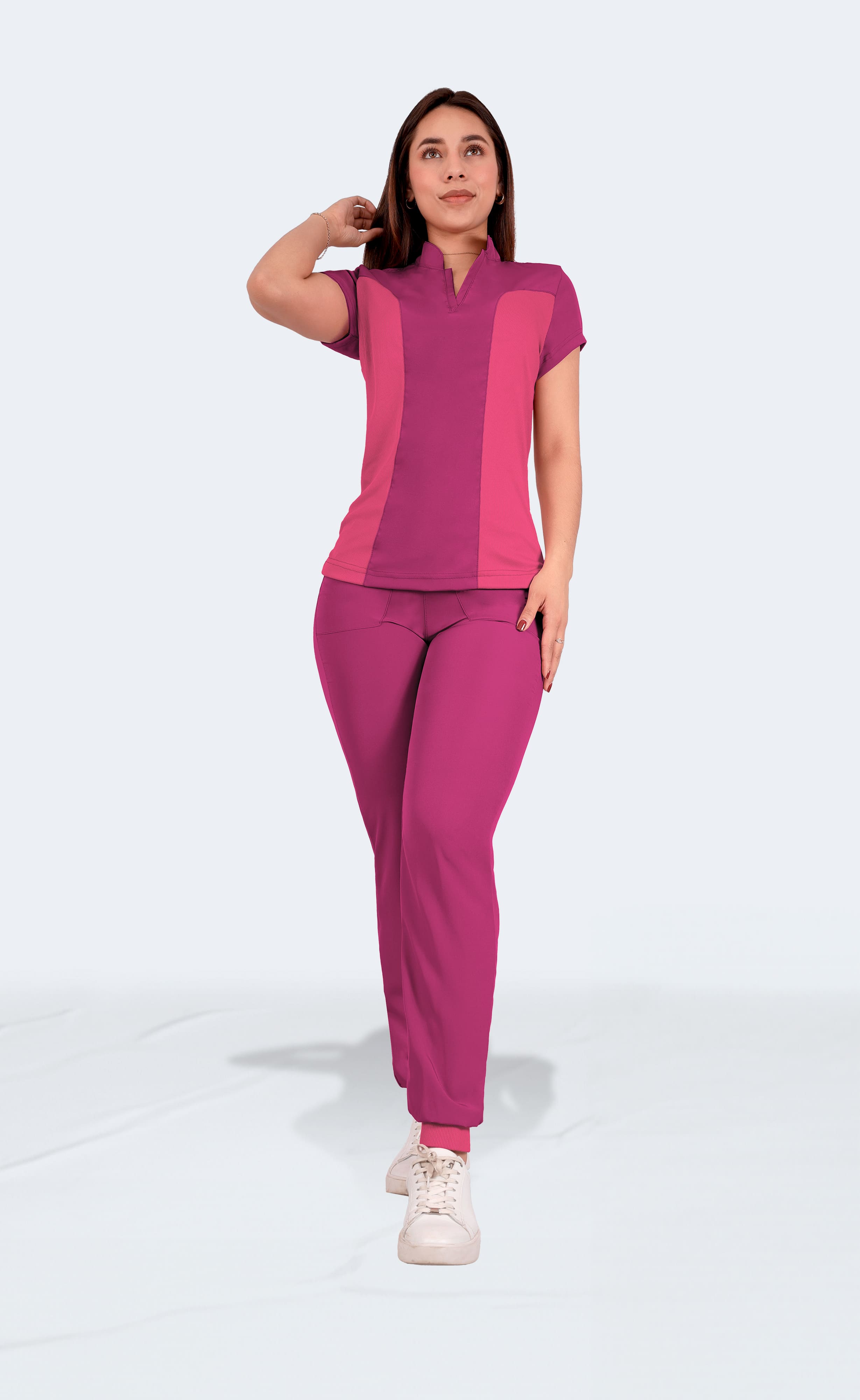 Foto 6 | Uniforme Quirúrgico Dama Conjunto 3 Pzs Fiusha Sea Brazil