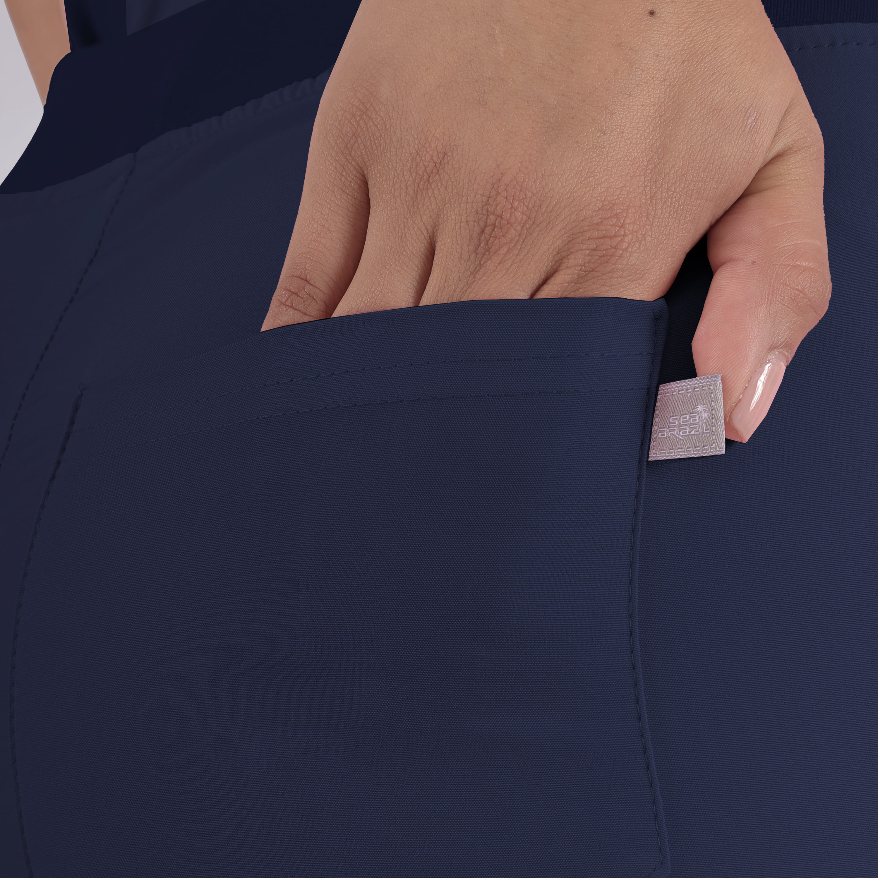 Foto 9 pulgar | Conjunto Quirúrgico Sea Brazil Azul para Mujer