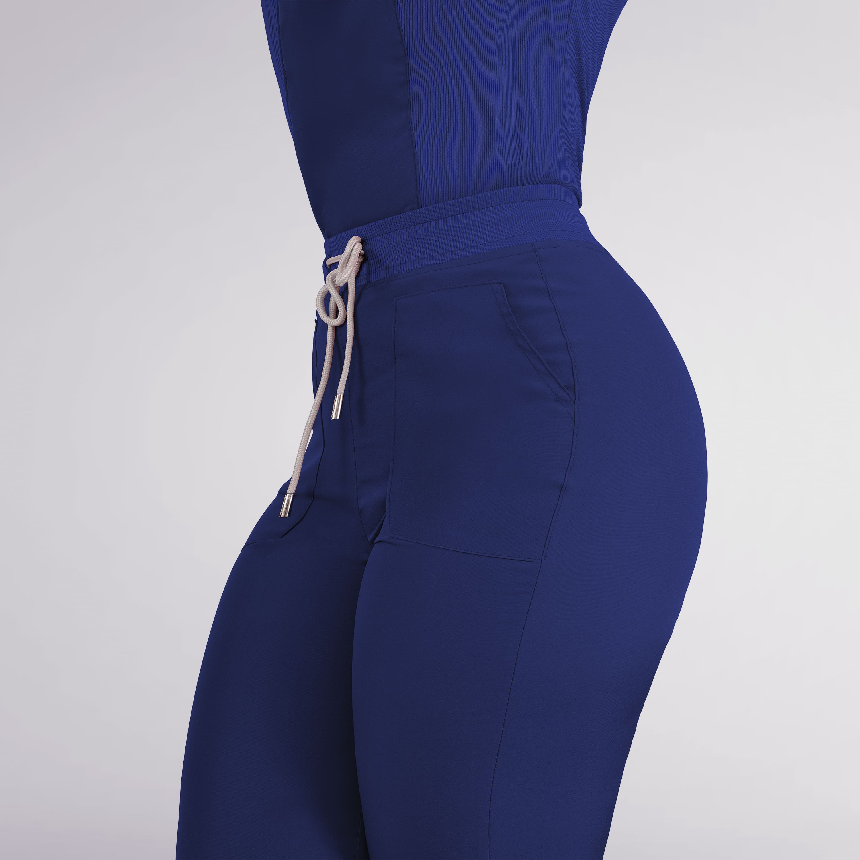 Foto 4 | Uniforme Quirúrgico Dama Conjunto 3 Pzs Azul Rey Sea Brazil