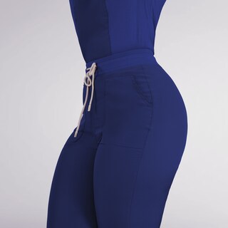 Foto 4 | Uniforme Quirúrgico Dama Conjunto 3 Pzs Azul Rey Sea Brazil