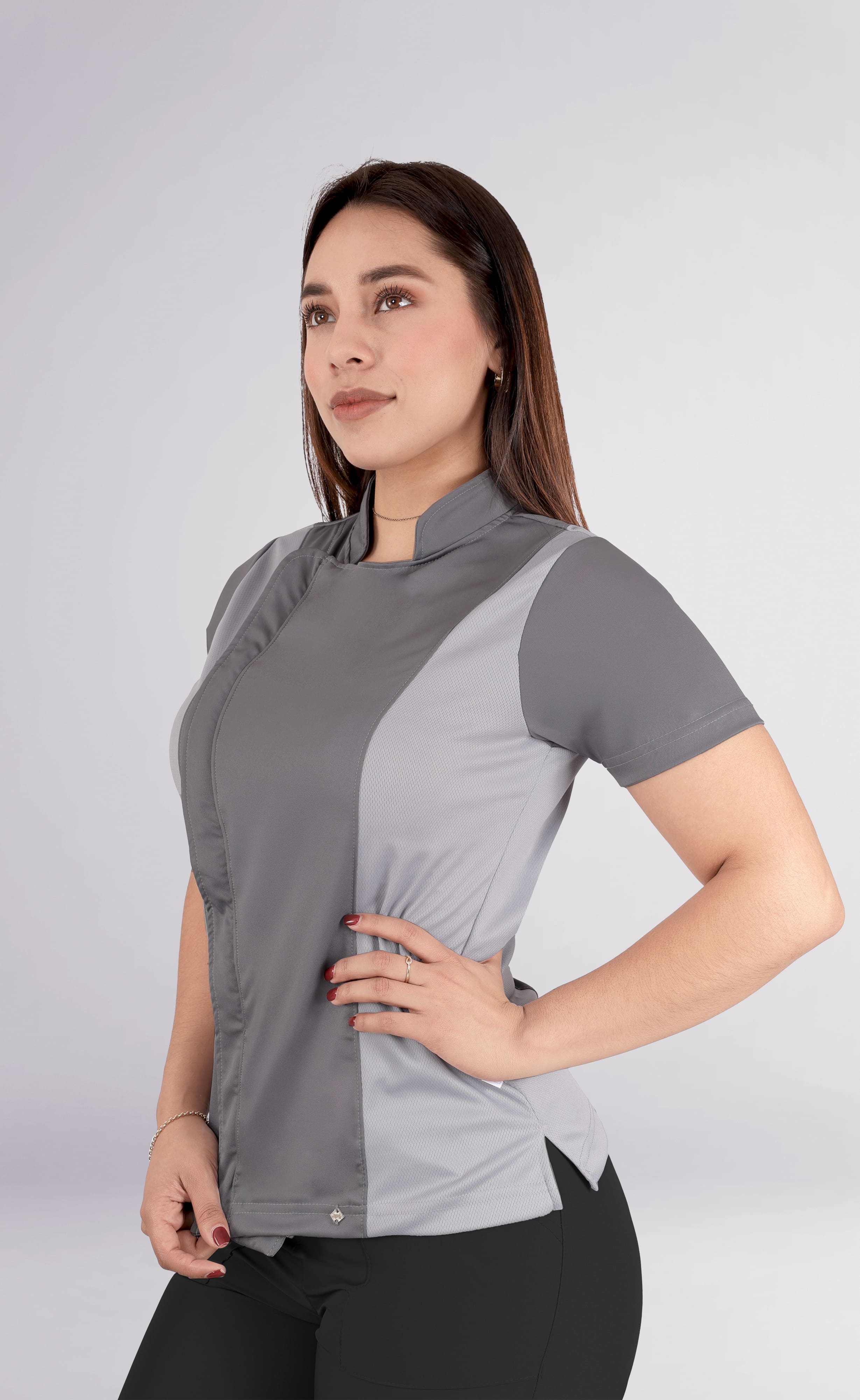 Foto 4 pulgar | Filipina para Chef Sea Brazil Gris para Mujer