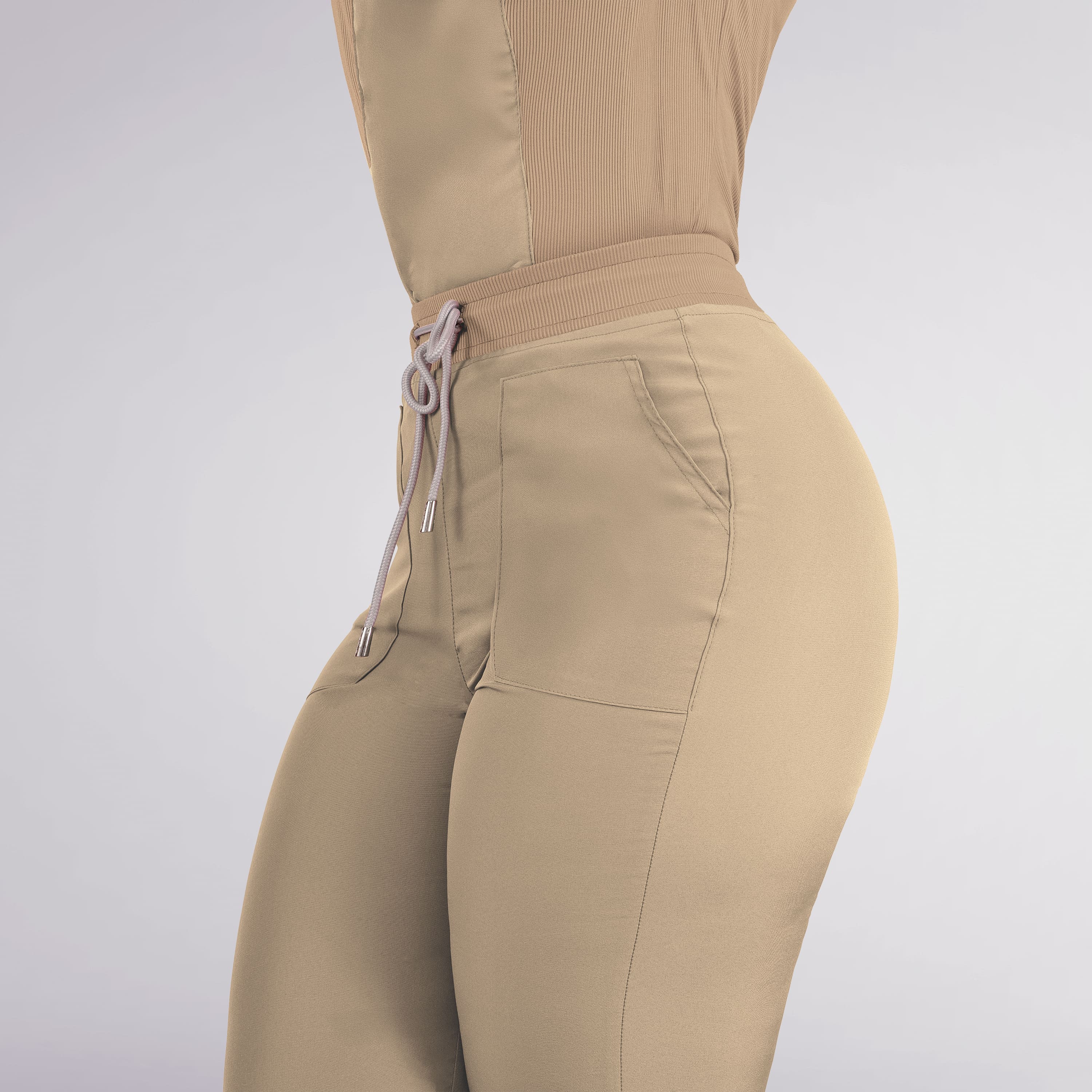 Foto 5 pulgar | Uniforme Quirúrgico Dama Conjunto 3 Pzs Beige Sea Brazil