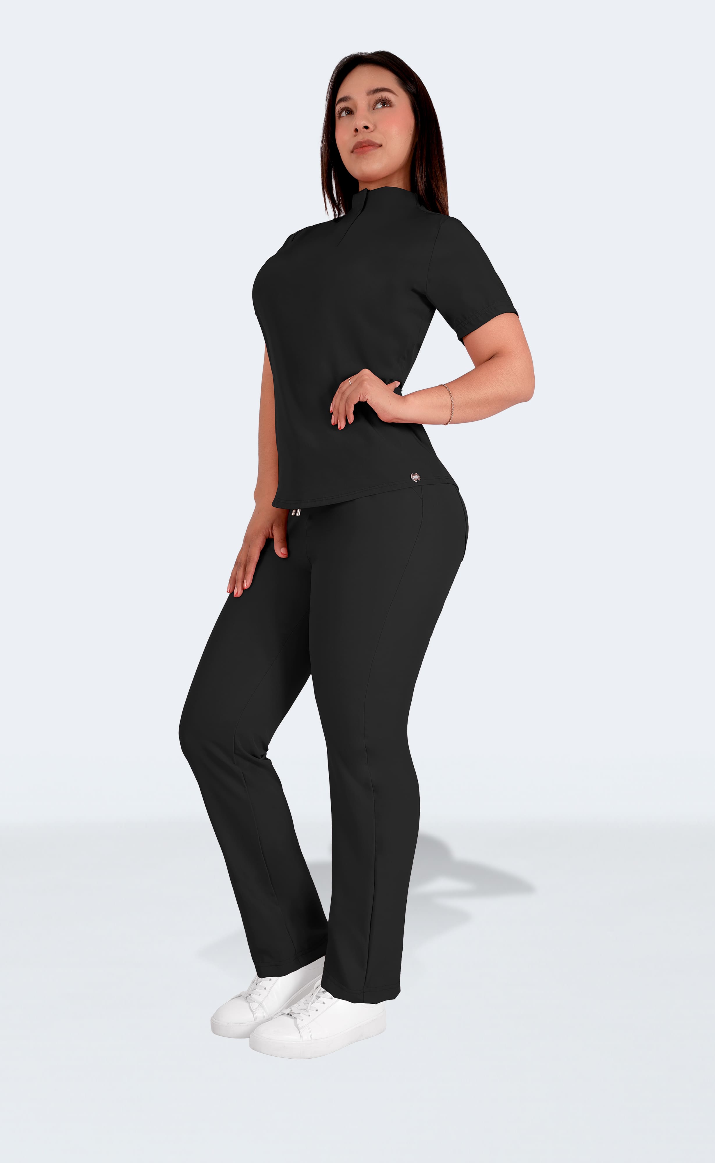 Foto 3 pulgar | Uniforme Quirúrgico Mujer Anti Fluidos Negro Sea Brazil