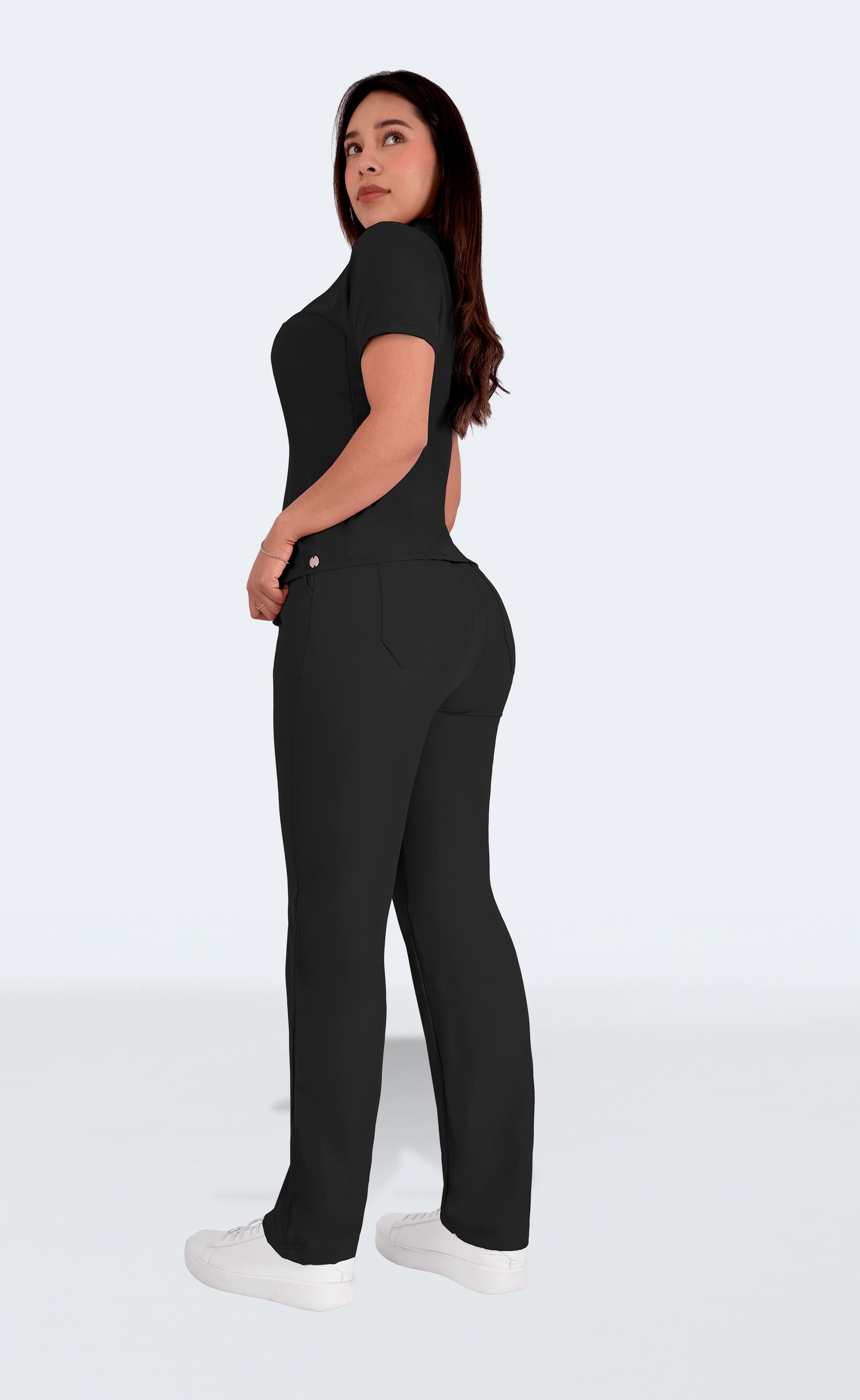 Foto 4 pulgar | Uniforme Quirúrgico Mujer Anti Fluidos Negro Sea Brazil