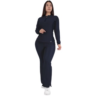 Foto 1 | Pijama Quirúrgica Dama Conjunto Antifluido Azul Marino Manga Larga Mujer Sea Brazil