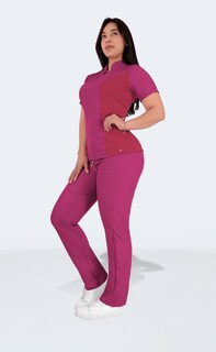 Foto 4 | Uniforme Quirúrgico Dama Conjunto 3 Pzs Fiusha Sea Brazil