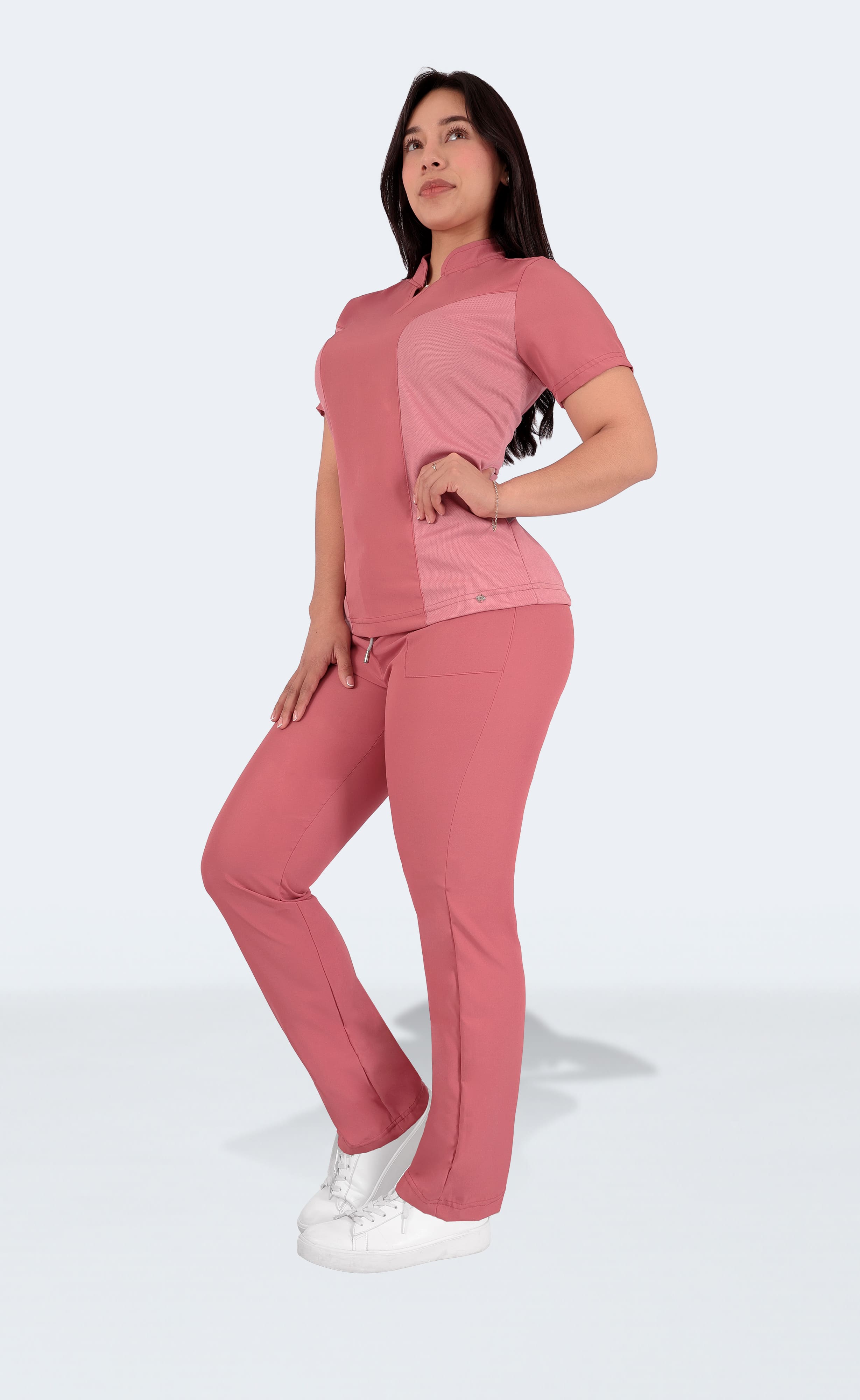 Foto 5 pulgar | Uniforme Quirúrgico Dama Conjunto 3 Pzs Palo De Rosa Sea Brazil