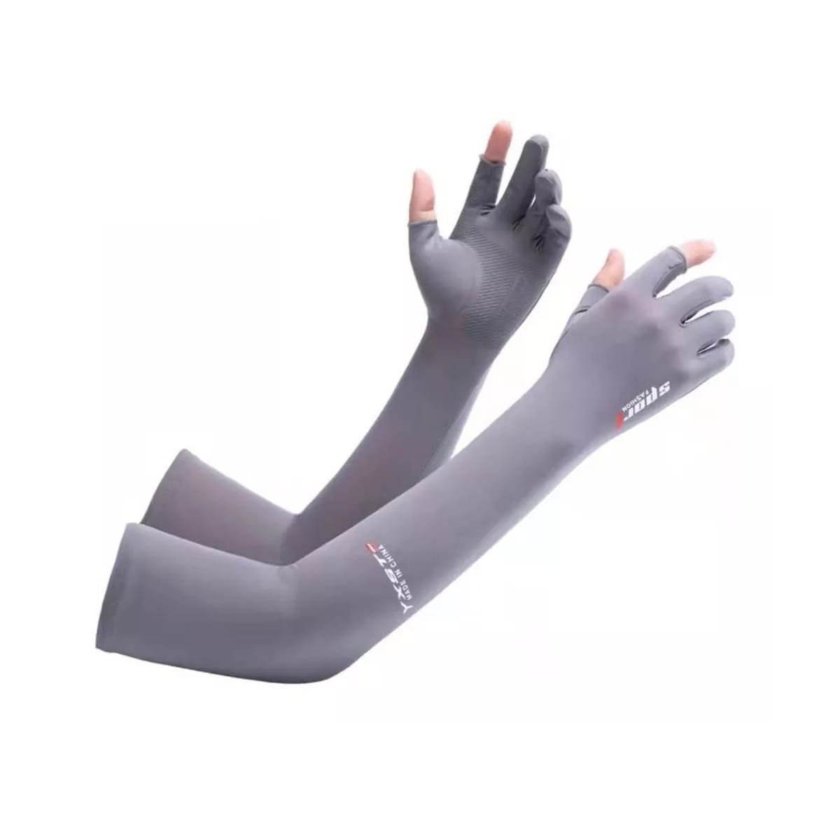 Mangas Protectoras Brazo Uv Para Sol Con Guante Dos Dedos Eo Safe Imports Esi-13646  Gris $489