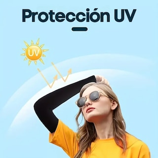 Foto 3 | 3 Pares Mangas Protectoras Rayos Uv Lycra Transpirables Deportivas