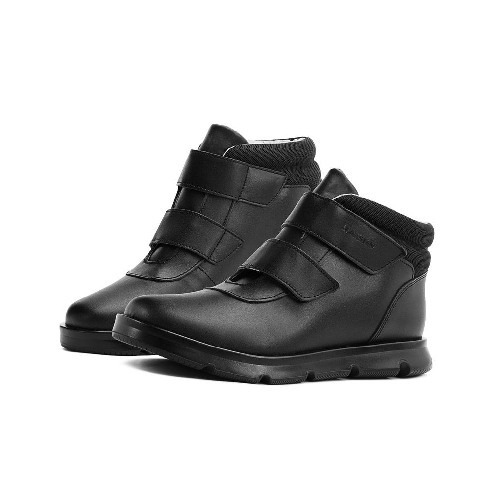 Foto 2 pulgar | Bota Karsten Escolar Para Niño Casual Formal Color Negro Negro