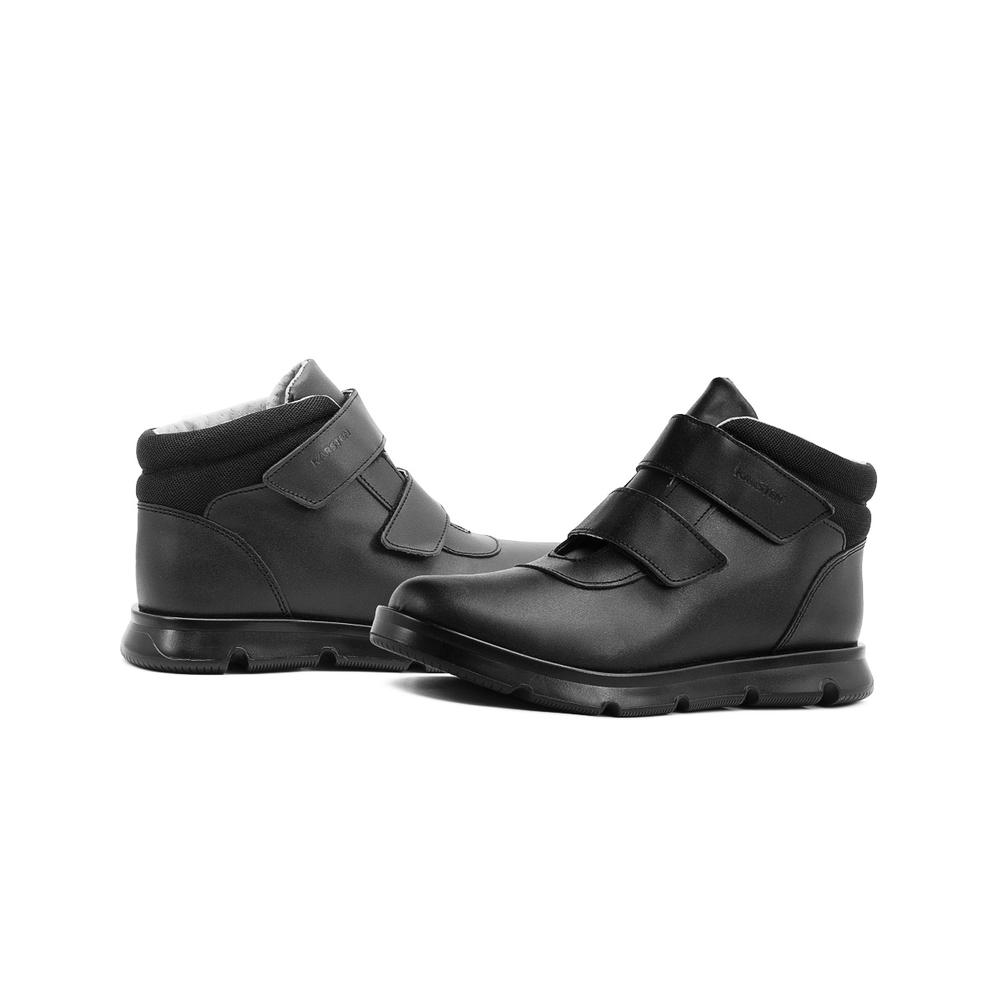 Foto 3 pulgar | Bota Karsten Escolar Para Niño Casual Formal Color Negro Negro