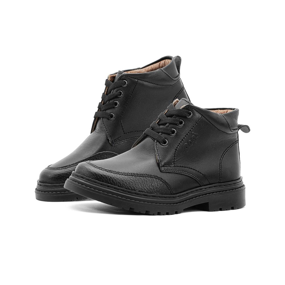 Foto 3 pulgar | Bota Escolar Dogi Niño Cómodas 100%piel Transpirable 18-21.5 Negro