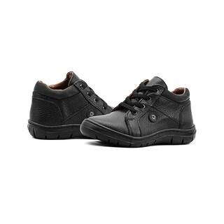 Foto 3 | Bota Escolar Dogi Para Niño 100% Piel Color Santana Negro Negro