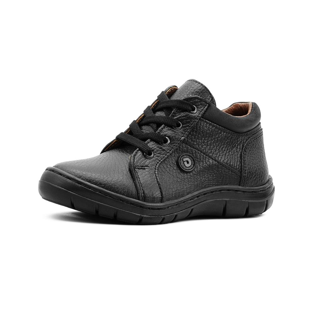 Foto 5 pulgar | Bota Escolar Dogi Para Niño 100% Piel Color Santana Negro Negro