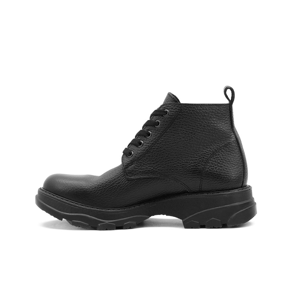 Foto 6 pulgar | Bota Escolar Para Niño Dogi Piel Soporte Arco Negro Negro