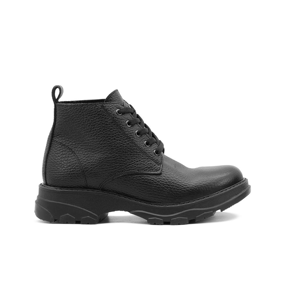 Foto 7 pulgar | Bota Escolar Para Niño Dogi Piel Soporte Arco Negro Negro