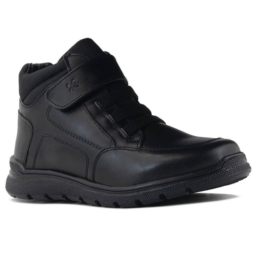 Foto 3 | Bota Escolar Niño Karsten Ajuste Velcro Color Negro Negro