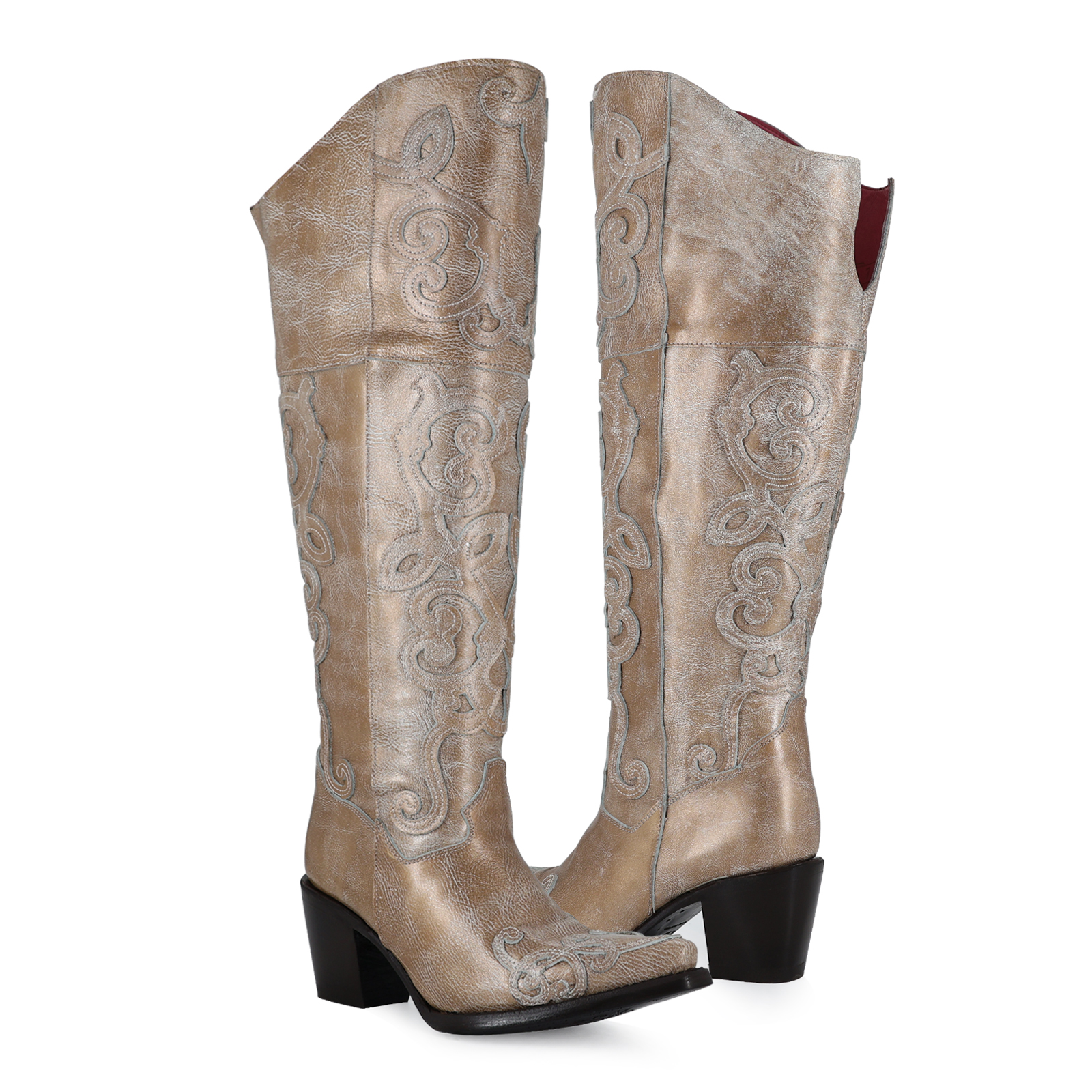 Foto 4 pulgar | Ladies Malcreado|botas Vaqueras Para Mujer Piel Res-marbella