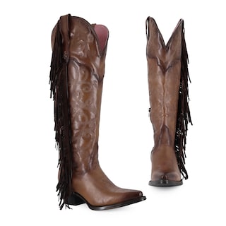 Foto 3 | Botas Vaqueras Ladies el Malcreado de Piel para Mujer