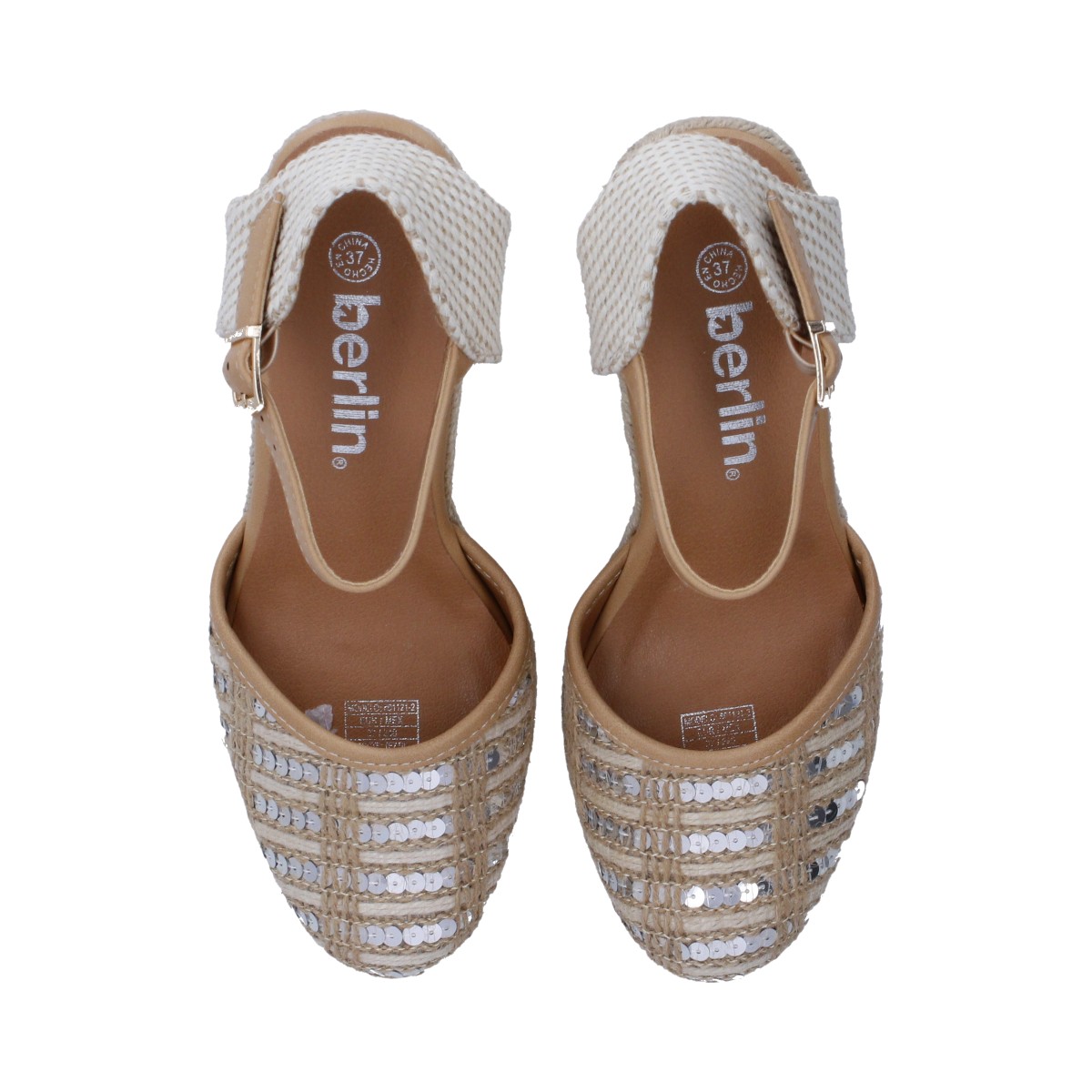 Foto 4 | Alpargata Berlin Beige con  Plataforma Yute Sintético