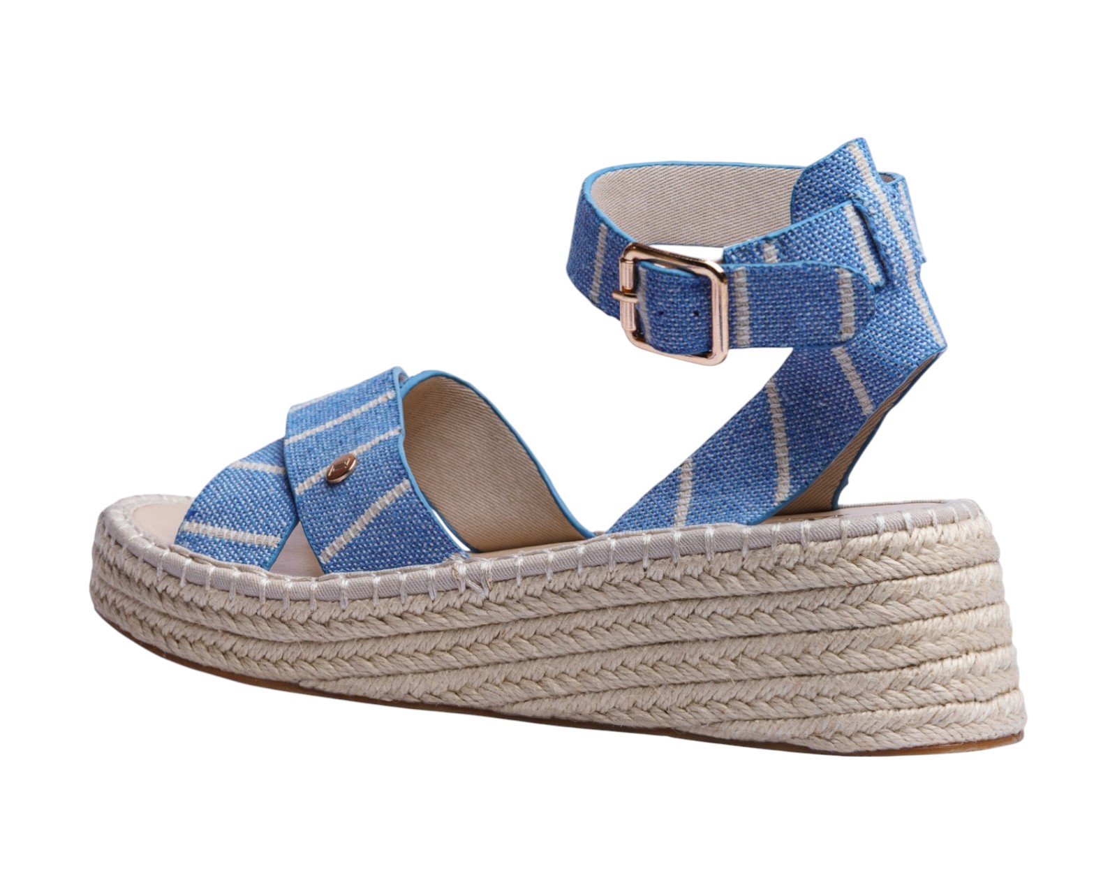 Foto 4 | Alpargata Para Mujer Lob Footwear Textile Azul 92605020