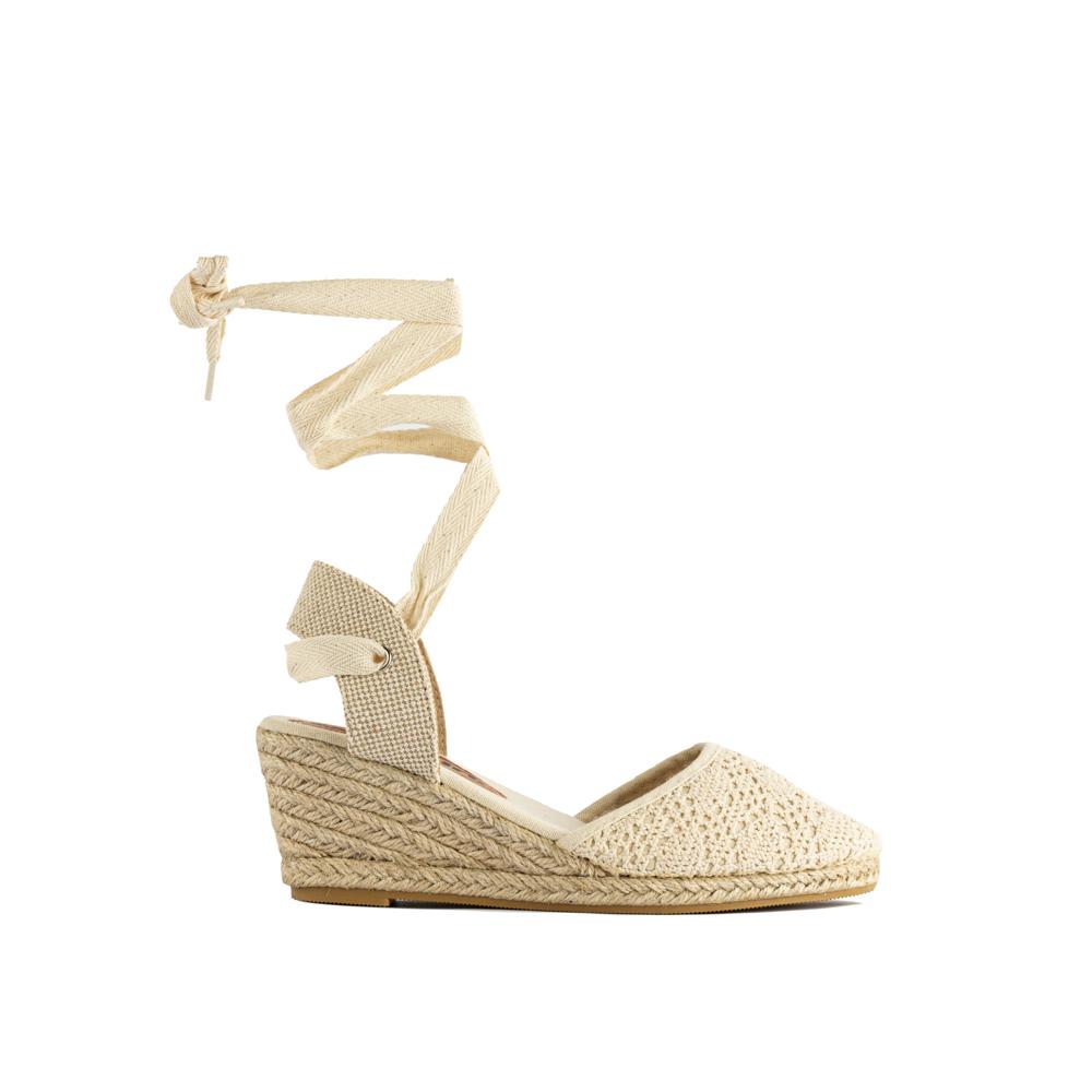 Foto 2 | Plataforma Alpargata Yute 6cm Para Mujer Walki Lizeth Beige