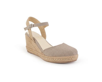Foto 1 | Alpargata Color Beige Hebilla Material Sintético