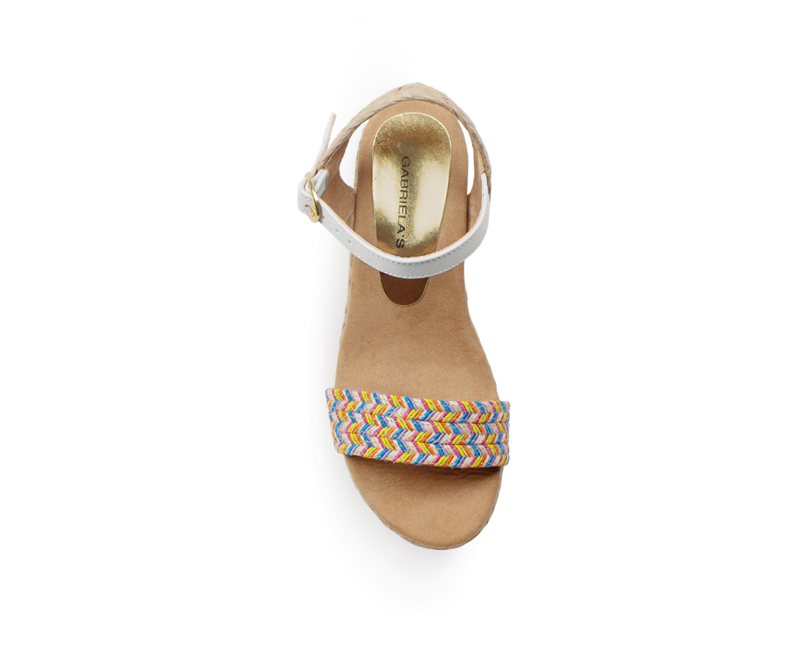 Foto 4 pulgar | Alpargata Color Multicolor Hebilla Material Yute