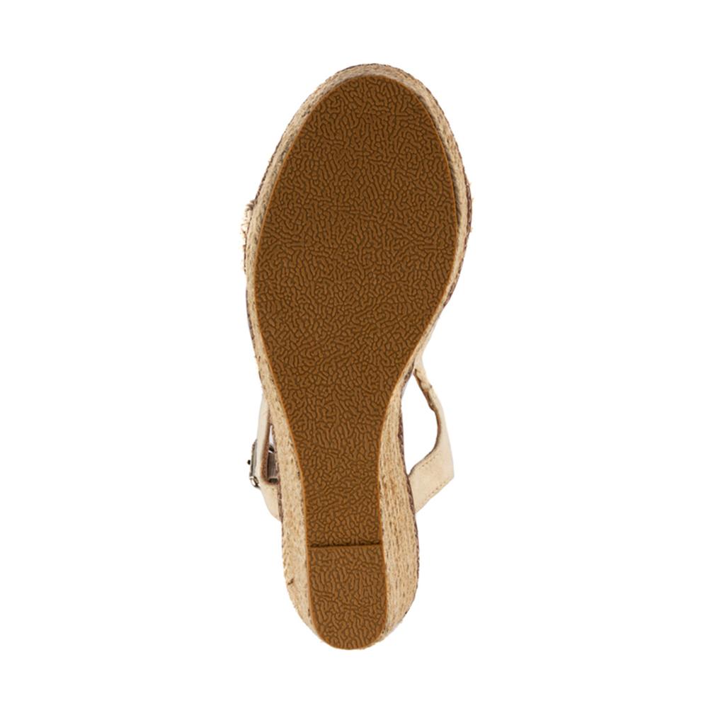Foto 6 pulgar | Plataforma Alpargata Yute 8.5cm Para Mujer Walki Brigitte Beige
