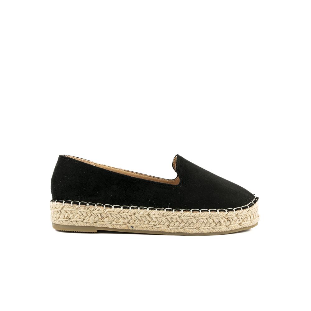 Foto 2 pulgar | Plataforma Alpargata Yute 3cm Para Mujer Walki Ximena Negro