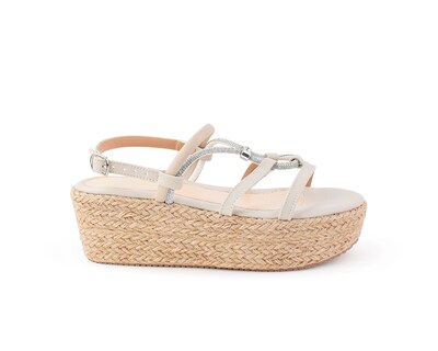 Foto 2 | Alpargata Color Beige Tiras Material Yute