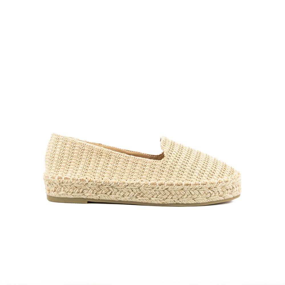 Foto 2 pulgar | Plataforma Alpargata Yute 3cm Para Mujer Walki Ximena Beige