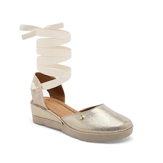 Foto 1 | Moramora Zapatos Para Mujer Dorado