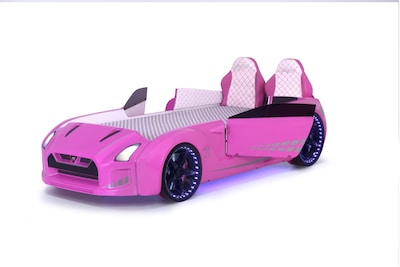 Foto 2 | Cama en Forma de Carro Jakosc Mebli GTR Rosa
