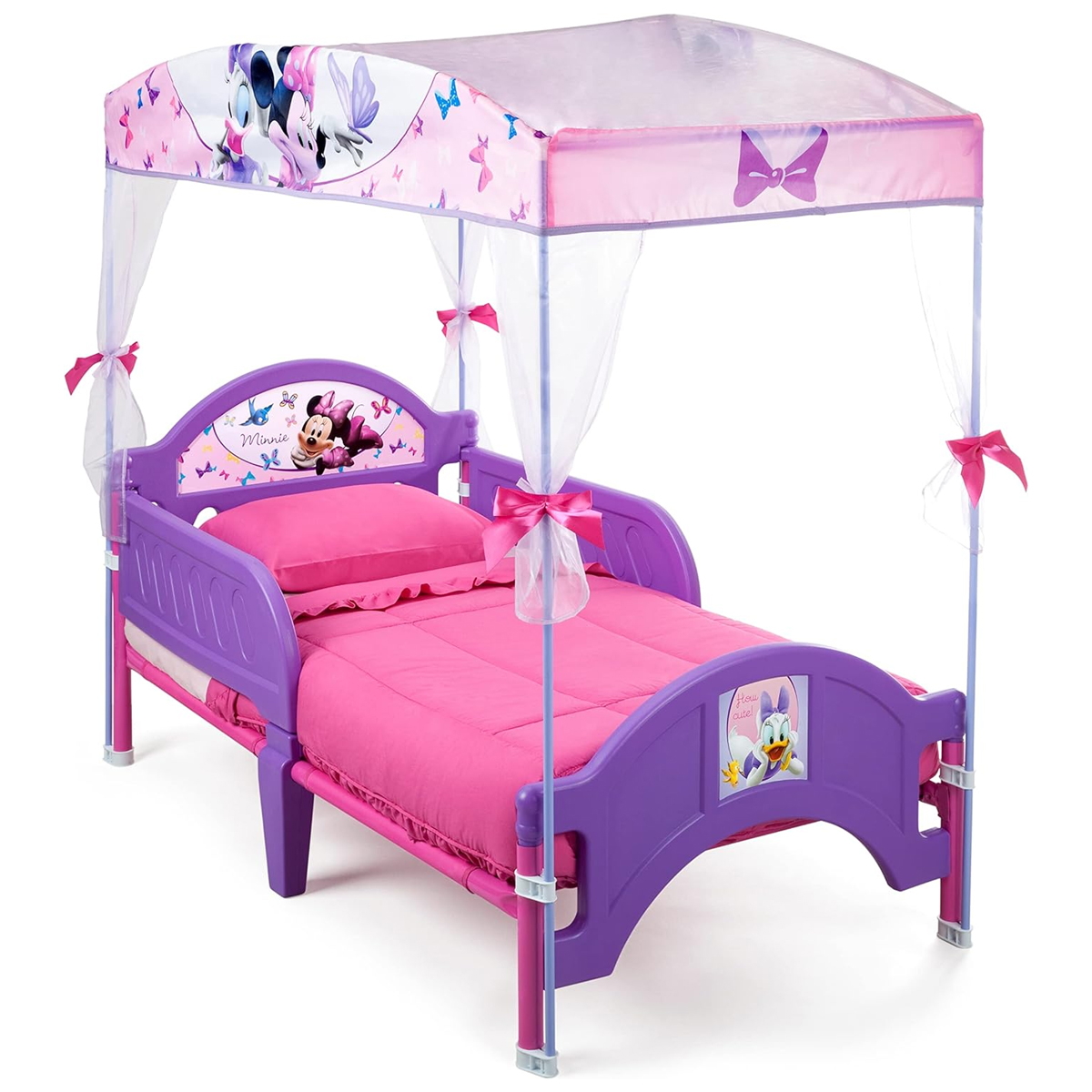 Foto 2 pulgar | Cama Cuna Con Toldo Delta Children Minnie Mouse