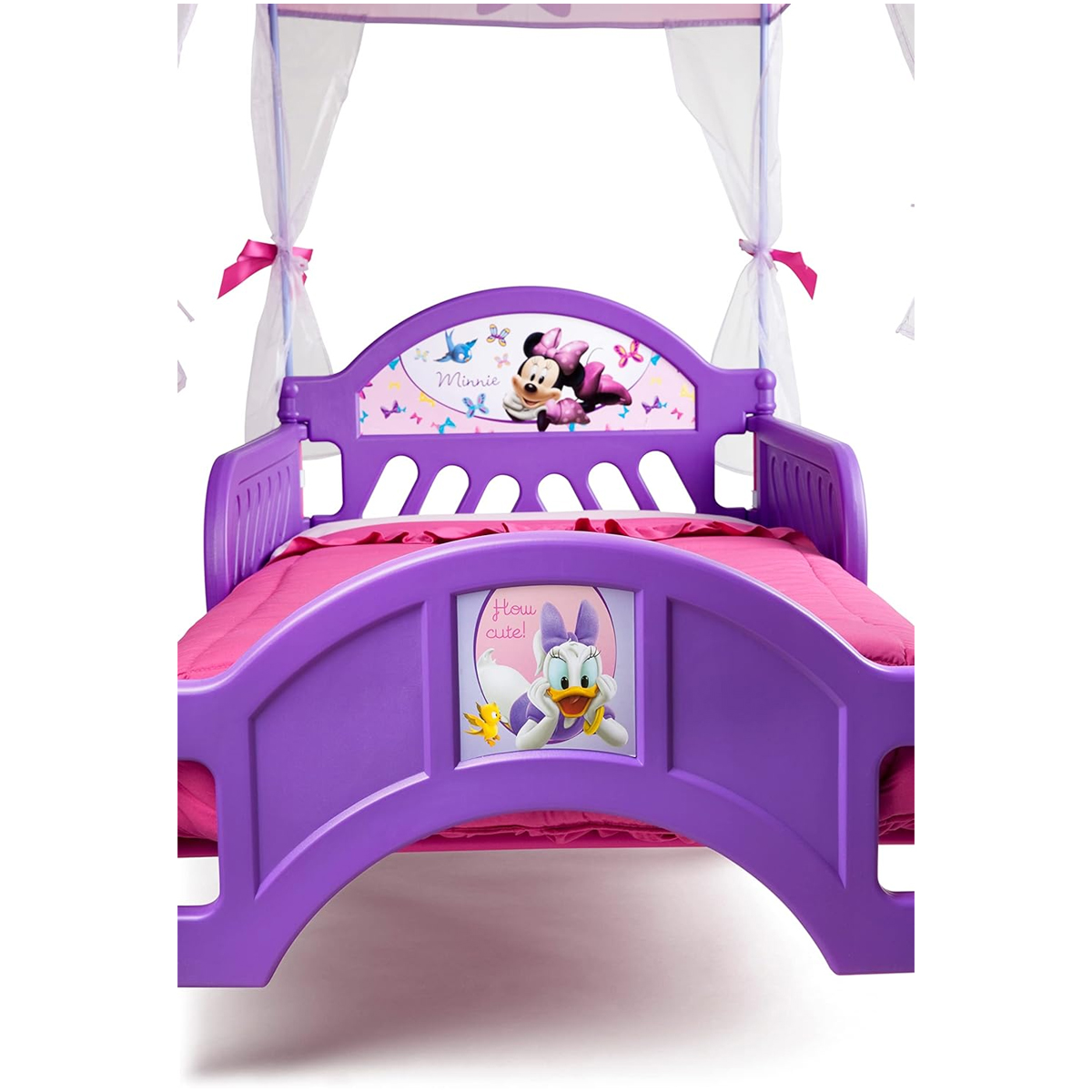 Foto 3 pulgar | Cama Cuna Con Toldo Delta Children Minnie Mouse